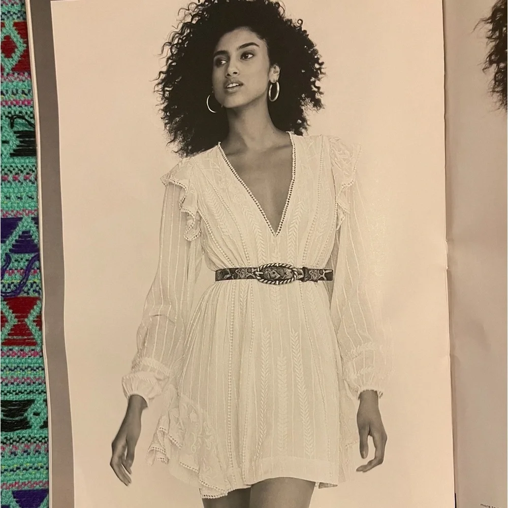 018  Free People Isabella Mini in white BNWT the perfect lil White Dress 🤍👗🤍 - Picture 3 of 6